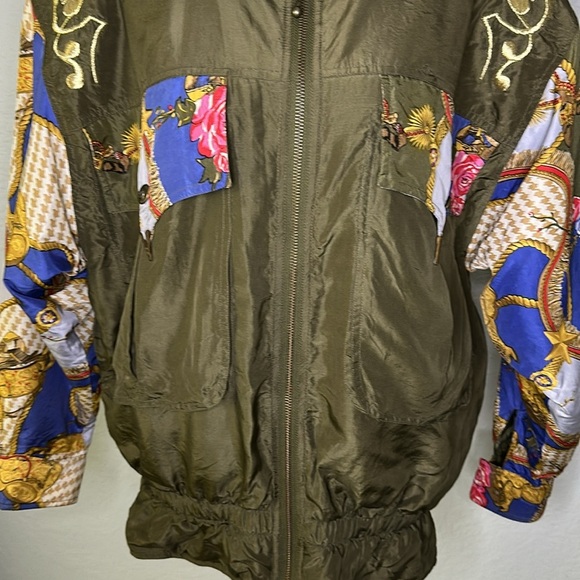 Vintage Clipper Bay Women’s Washable Silk Jacket Medium - Picture 4 of 13